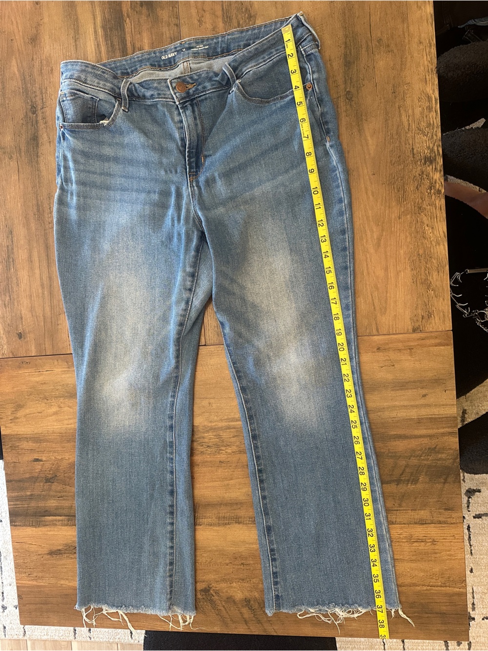 Old Navy Women's Bootcut Light Blue Washed Jeans